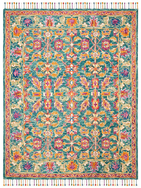 Safavieh Aspen Apn113K Turquoise/Purple Rug.