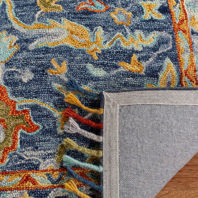 Safavieh Aspen Apn116M Blue/Rust Rug.