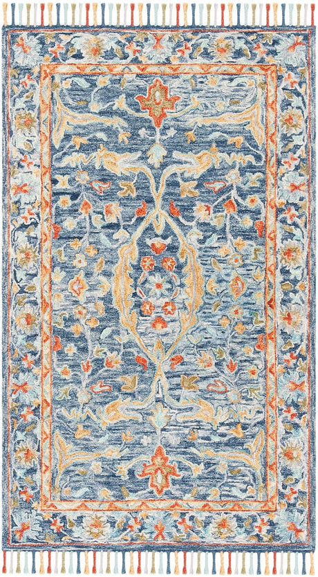 Safavieh Aspen Apn116M Blue/Rust Rug.