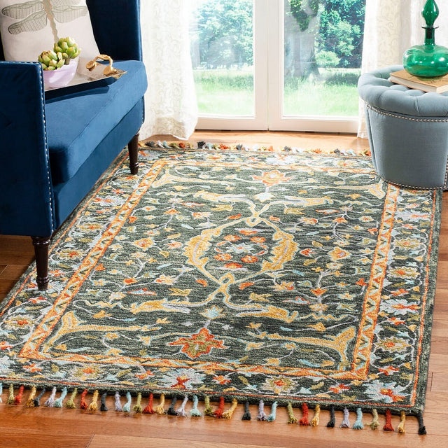 Safavieh Aspen Apn116X Olive / Rust Rugs.