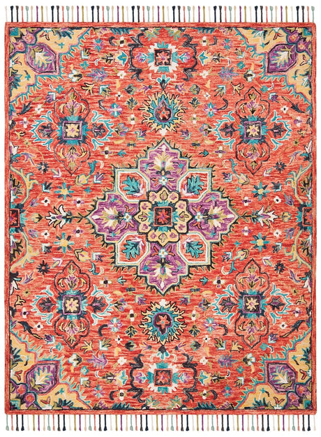 Safavieh Aspen Apn118Q Red/Gold Rug.