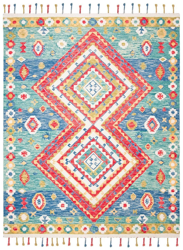 Safavieh Aspen Apn119Y Green / Red Rugs.