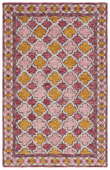 Safavieh Aspen Apn121U Pink/Yellow Rug.