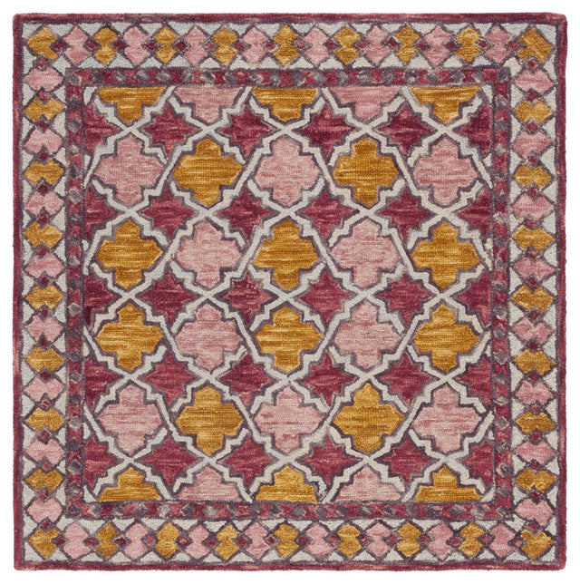 Safavieh Aspen Apn121U Pink/Yellow Rug.