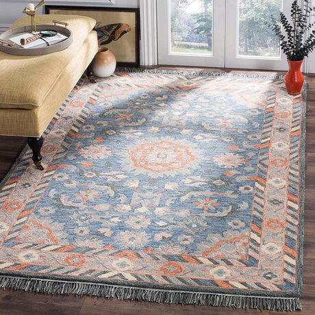 Safavieh Aspen Apn123A Blue/Rust Rug.