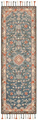 Safavieh Aspen Apn123A Blue/Rust Rug.