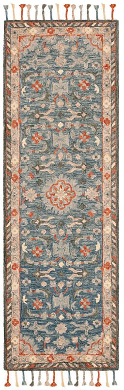 Safavieh Aspen Apn123A Blue/Rust Rug.