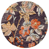 Safavieh Aspen Apn133H Charcoal/Orange Rug.