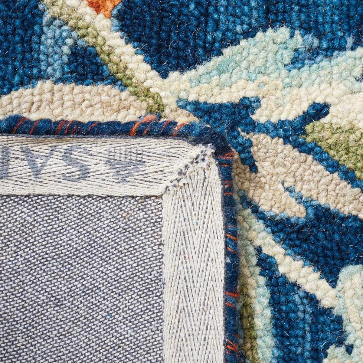 Safavieh Aspen Apn133M Blue/Orange Rug.