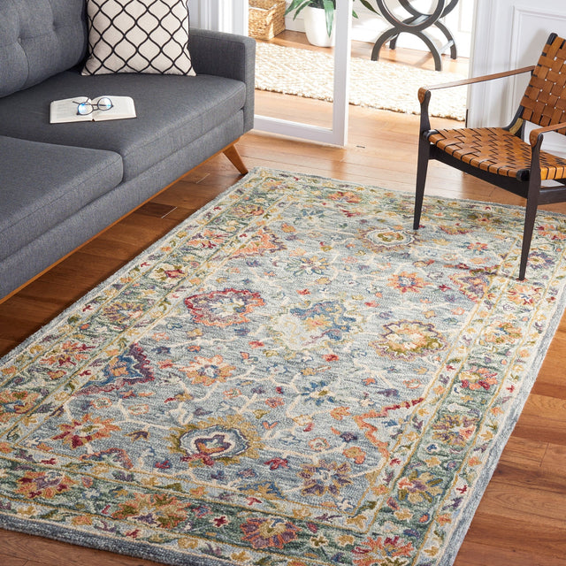 Safavieh Aspen Apn134F Grey/Green Rug - Safavieh - apn134f - 3