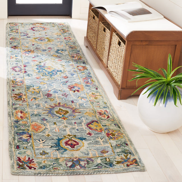 Safavieh Aspen Apn134F Grey/Green Rug - Safavieh - apn134f - 5r