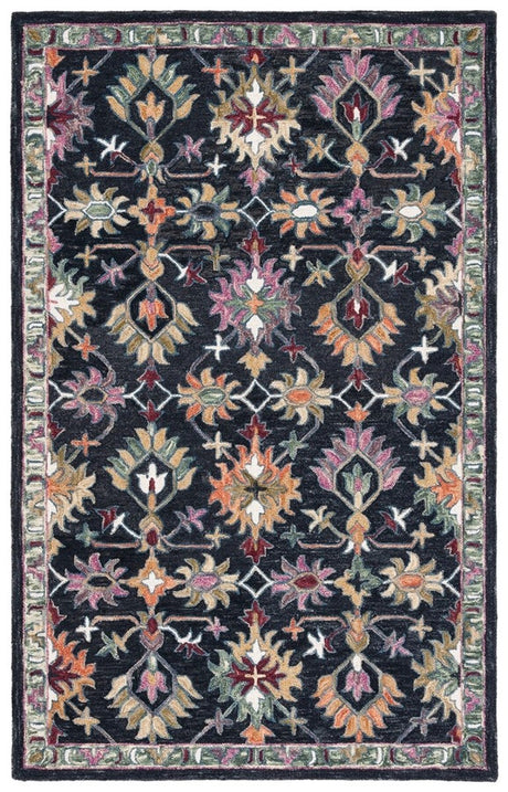 Safavieh Aspen Apn135Z Black/Pink Rug.