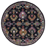 Safavieh Aspen Apn135Z Black/Pink Rug.