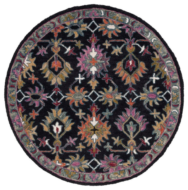 Safavieh Aspen Apn135Z Black/Pink Rug.