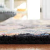 Safavieh Aspen Apn136Z Black/Light Blue Rug.