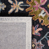 Safavieh Aspen Apn136Z Black/Light Blue Rug.