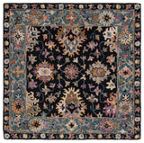 Safavieh Aspen Apn136Z Black/Light Blue Rug.