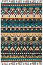 Safavieh Aspen Apn137A Blue/Red Rug.