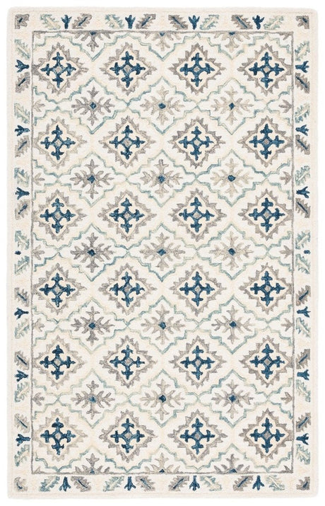 Safavieh Aspen Apn140A Ivory/Blue Rug.