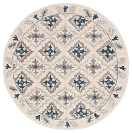 Safavieh Aspen Apn140A Ivory/Blue Rug.