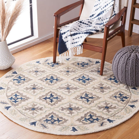 Safavieh Aspen Apn140A Ivory/Blue Rug.