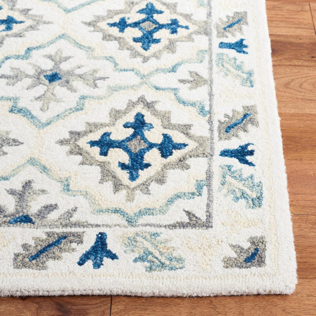 Safavieh Aspen Apn140A Ivory/Blue Rug.