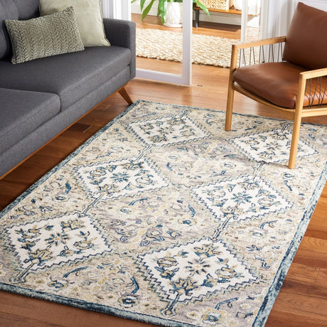 Safavieh Aspen Apn142F Grey/Ivory Rug.