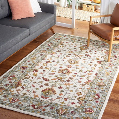Safavieh Aspen Apn143A Ivory/Grey Rug.