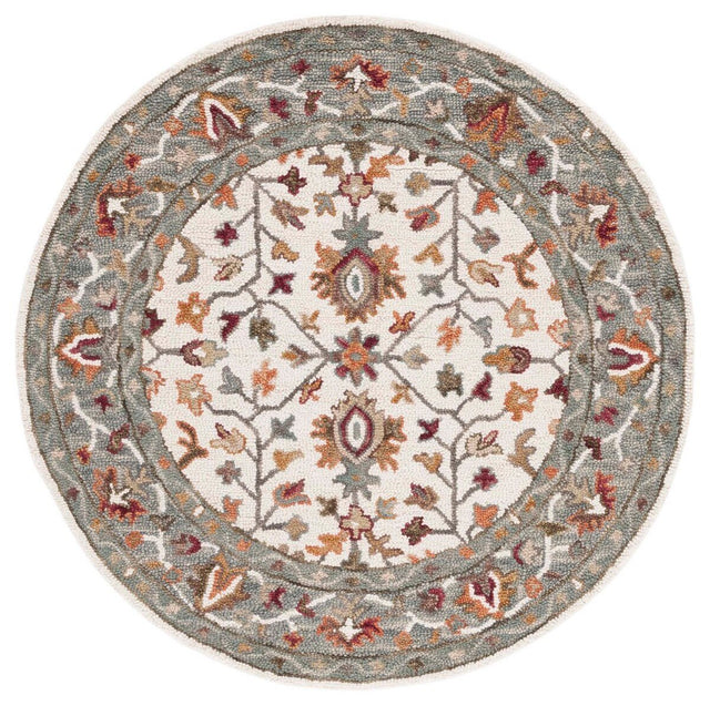 Safavieh Aspen Apn143A Ivory/Grey Rug.