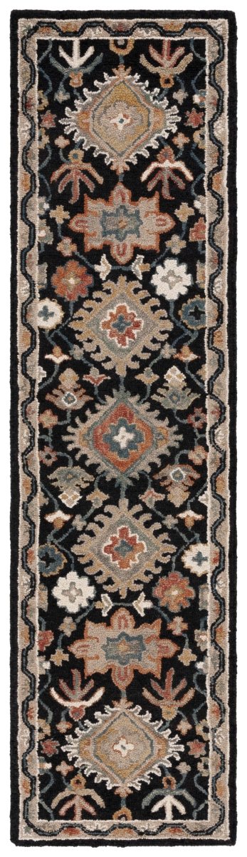 Safavieh Aspen Apn145Z Black/Rust Rug.