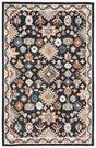 Safavieh Aspen Apn145Z Black/Rust Rug.