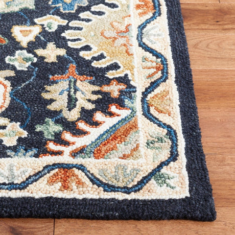 Safavieh Aspen Apn145Z Black/Rust Rug.