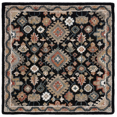 Safavieh Aspen Apn145Z Black/Rust Rug.