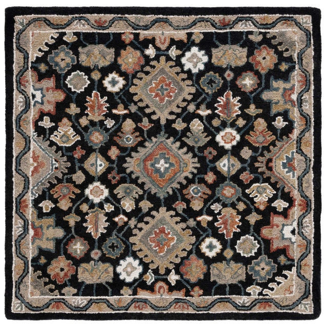 Safavieh Aspen Apn145Z Black/Rust Rug.
