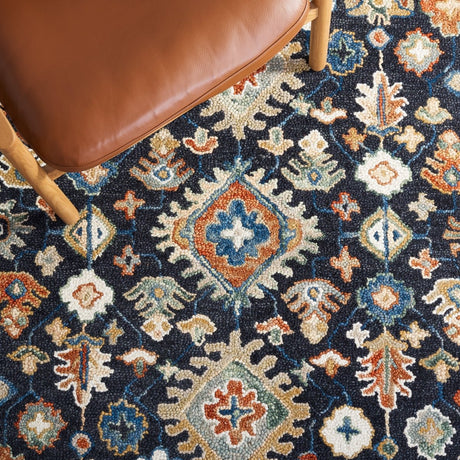Safavieh Aspen Apn145Z Black/Rust Rug.
