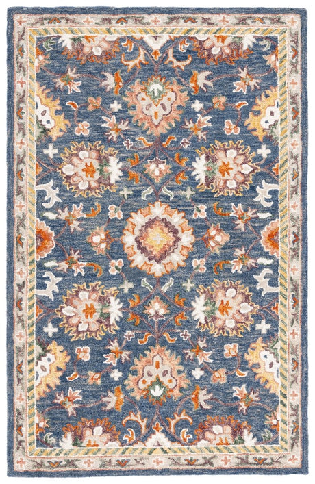 Safavieh Aspen Apn146M Blue/Rust Rug.