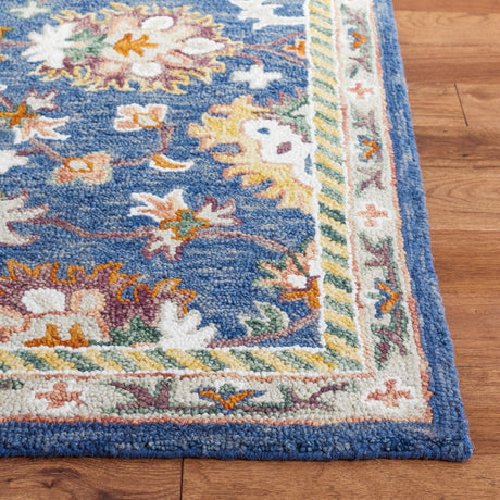 Safavieh Aspen Apn146M Blue/Rust Rug.