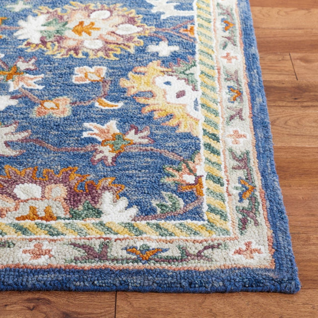 Safavieh Aspen Apn146M Blue/Rust Rug.