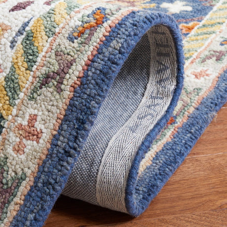 Safavieh Aspen Apn146M Blue/Rust Rug.