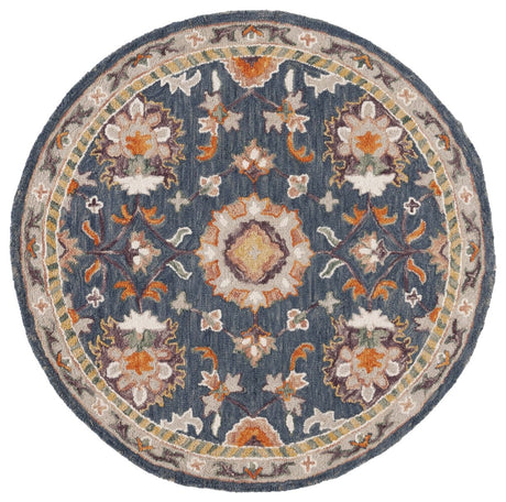 Safavieh Aspen Apn146M Blue/Rust Rug.