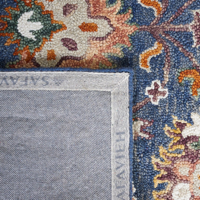 Safavieh Aspen Apn146M Blue/Rust Rug.