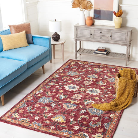 Safavieh Aspen Apn147Q Red/Rust Rug.