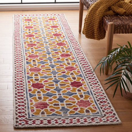 Safavieh Aspen Apn149Q Red/Yellow Rug.