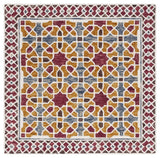 Safavieh Aspen Apn149Q Red/Yellow Rug.