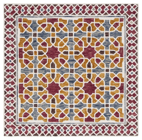 Safavieh Aspen Apn149Q Red/Yellow Rug.