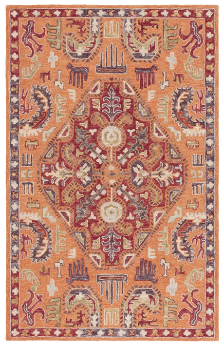 Safavieh Aspen 4'-0" x 6'-0" Rug in Rust / Red