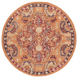 Safavieh Aspen 5'-0" x 5'-0" Rug in Rust / Red