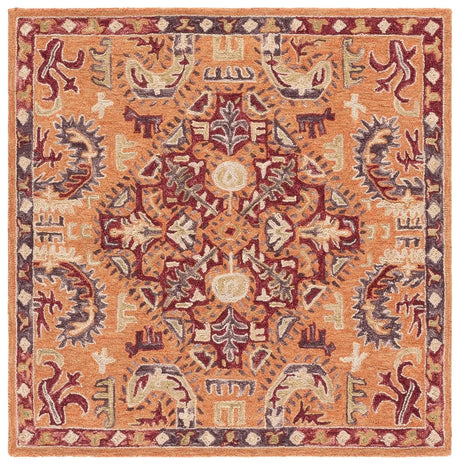 Safavieh Aspen 5'-0" x 5'-0" Rug in Rust / Red