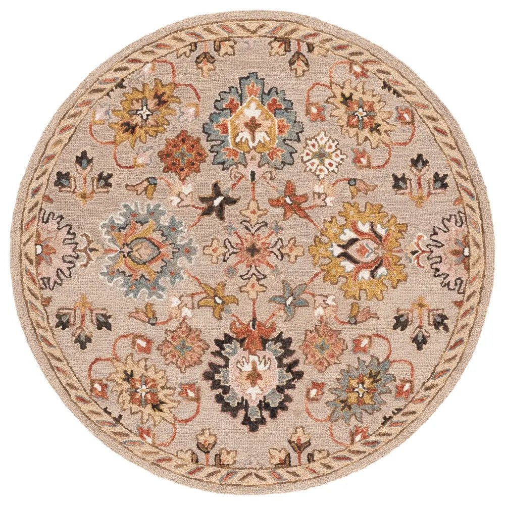 Safavieh Aspen 5'-0" x 5'-0" Rug in Grey / Pink