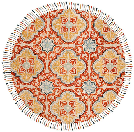 Safavieh Aspen Apn217A Beige / Rust Rugs.